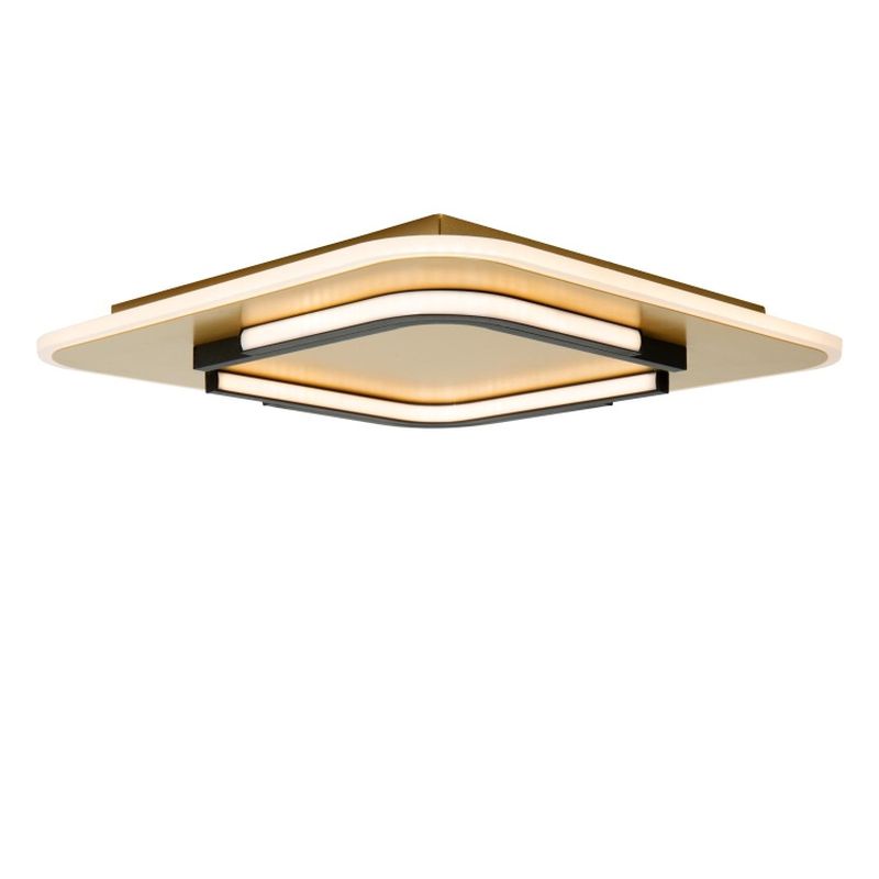 Lucide ANDREAS - Zapustené stropné svietidlo - LED - 1x30W 2700K - Matt Gold / Mosadz